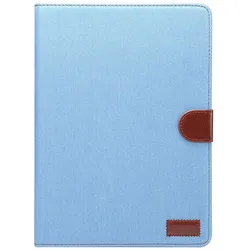 Lobwerk Schutzhülle für Apple iPad Pro 2017 und iPad Air 3 2019 mit 10.5 Zoll Denim Skin Smart Case Book Cover Hülle Etui Tasche