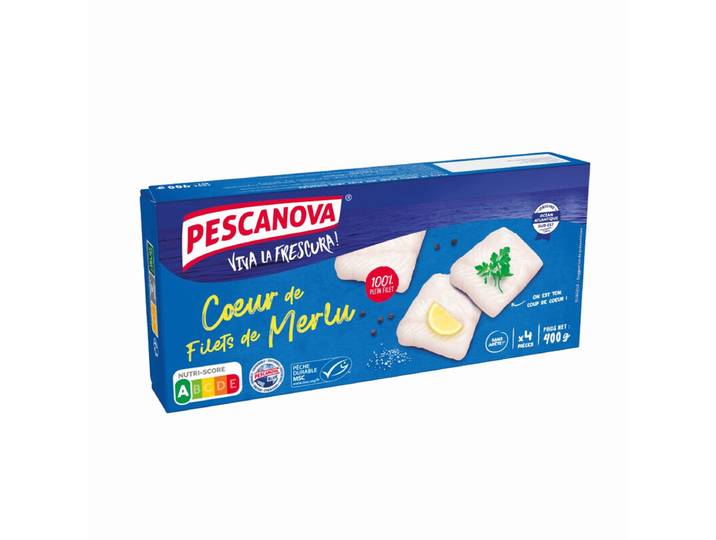 PESCANOVA Cœur de Filets de Merlu MSC 400g