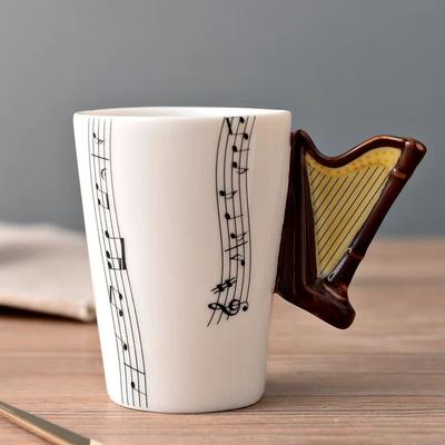 Uplift Essentials Novelty Music Note Ceramic Coffee Mugs style 16