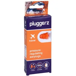 Pluggerz Earplugs Travel Erwachsene & Ki 2X2 St