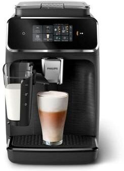 Philips 2300 Fully Automatic Espresso Machine with LatteGo Milk Frother, Black