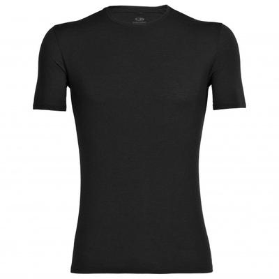 Icebreaker - Anatomica S/S Crewe - Merinounterwäsche Gr S schwarz