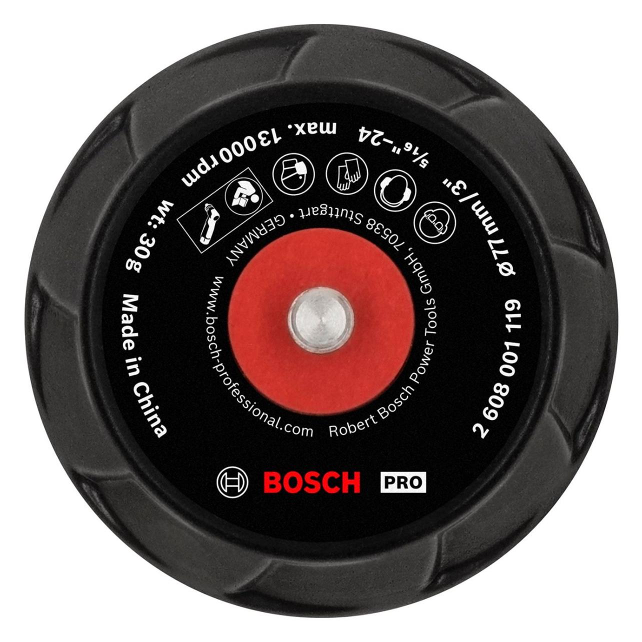 Bosch Hausgeräte Polierteller PRO 77 mm Klettverschluss 2608001119 (2608001119)