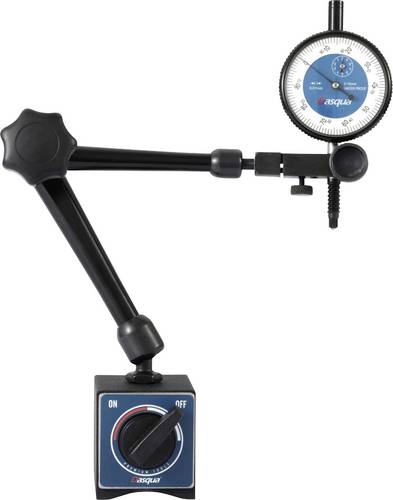 Dasqua 7611-1010 Messuhr mit Magnetfuß 10mm Ablesung: 0.01mm
