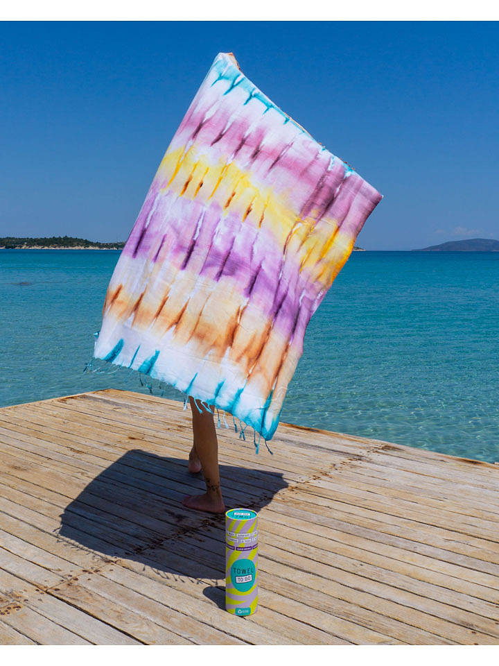 Samimi Strandtuch "Tie Dye" in Bunt - (L)180 x (B)100 cm - onesize