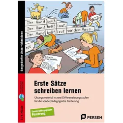 Erste Sätze schreiben lernen - 3./4. Klasse, Schulbücher von Katrin Ahlschläger