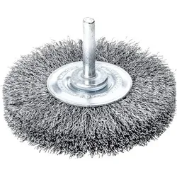 Schaft-Rundbürste ø50mm, Stahldraht gewellt ø0,3mm
