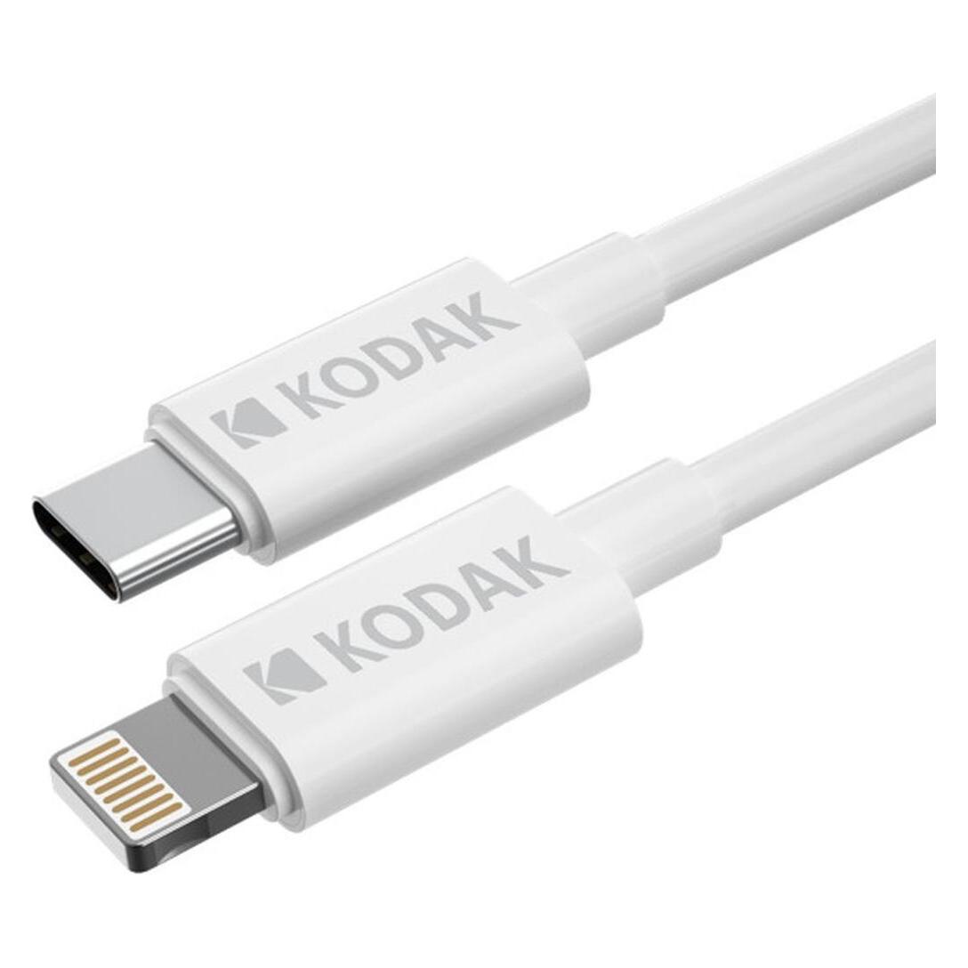Kodak cable usb 1m usb c lightning blanco (1 m, 5 W) (30425989)