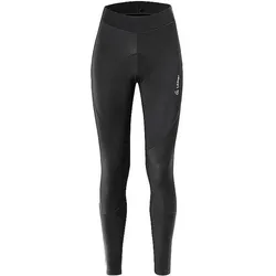 Löffler, Damen, Velohosen, Women's Bike Tights Thermo Elastic (38, M), Schwarz