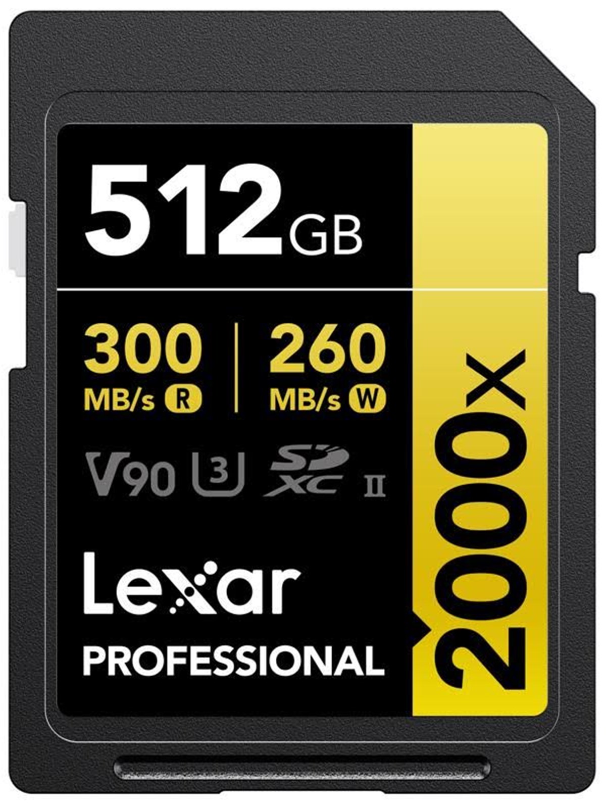 Lexar Professional Gold 2000x SD - 300MB/s - 512GB