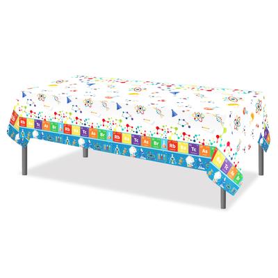 Scientist Party Tablecloth DNA & Chemical Birthday Decor Scientist Party Tablecloth DNA & Chemical Birthday Decor