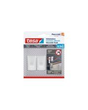 Tesa 77780 Indoor Hilfshaken Weiß Klebestreifen 0,5 kg Putz Tragkraft 2 stk Weiss (77780-00000-00)