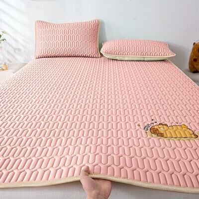 Uplift Essentials Ultra Soft Cooling Mattress Pad Breathable Hypoallergenic Bed Topper With Charming Designs pink 59 X 79 In