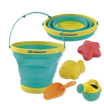 Schildkröt 970243 - Sandspielzeug-Set Bucket Crew, 5-teilig
