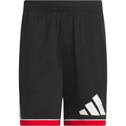 adidas Badge of Sport Basketballshorts Herren IM7897 - black/red M/9"