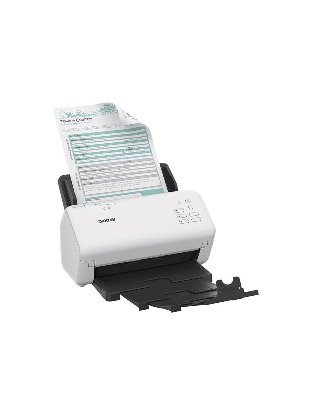 Brother ADS-4300N Document Scanner Duplex