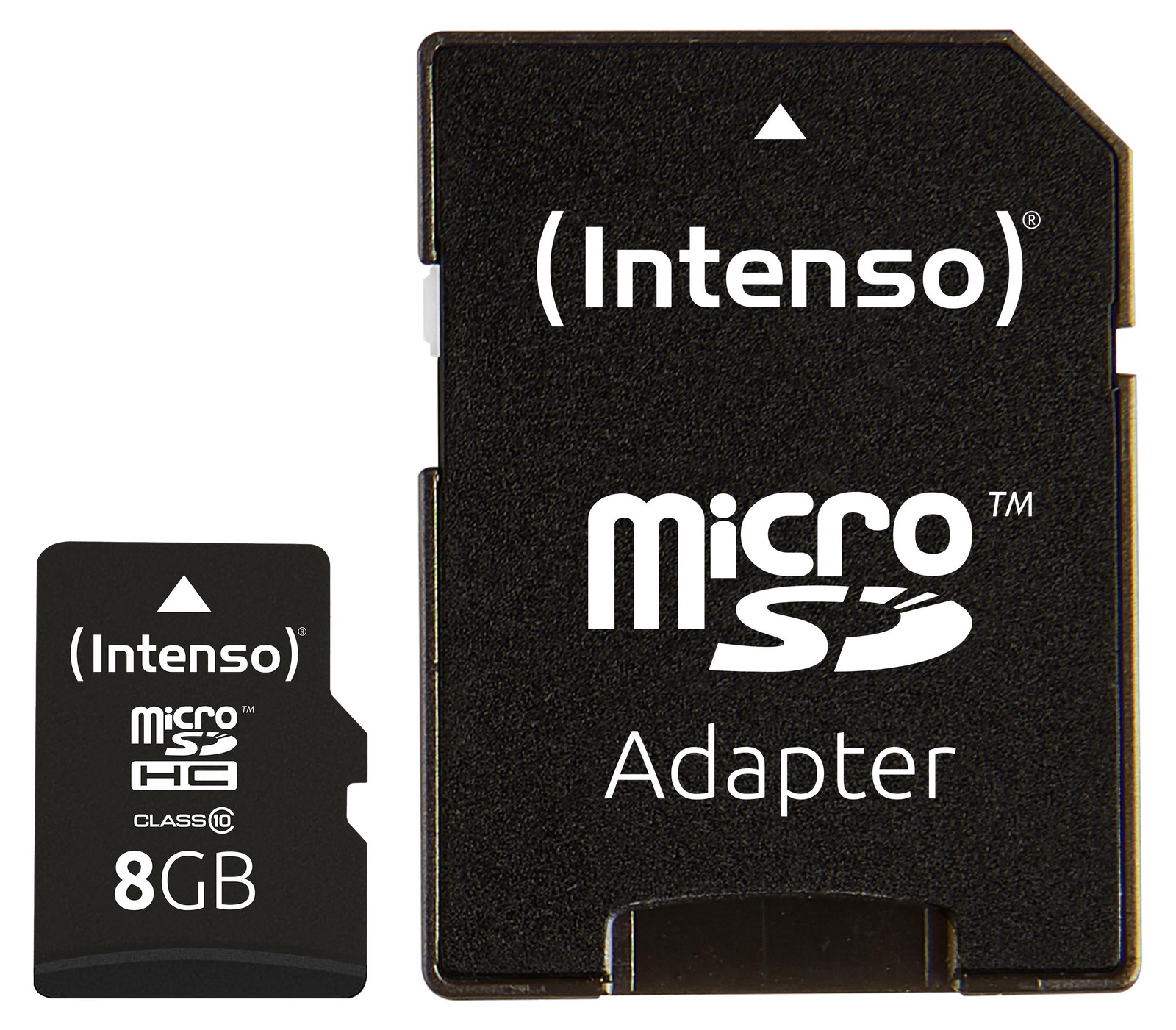 Intenso microSDHC-kaart 8 GB Class 10 met SD-adapter