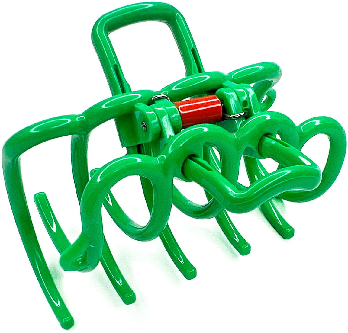 doouup Fermaglio per capelli verde fantasia