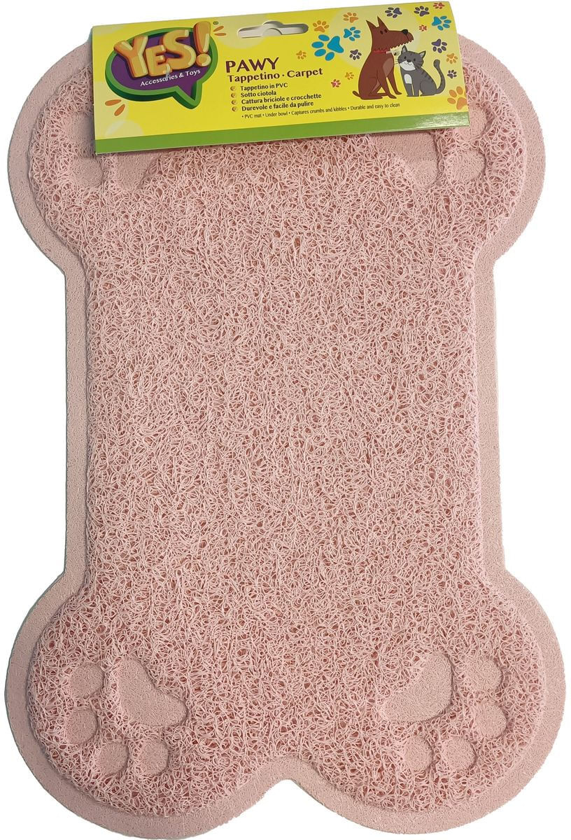 Yes! Tappetino Pawy 40x30CM ROSA