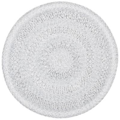 SAFAVIEH Handmade Cape Cod Fritzi Farmhouse Polyester Round Area Rug