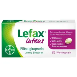 LEFAX intens Flüssigkapseln 250 mg Simeticon 20 St