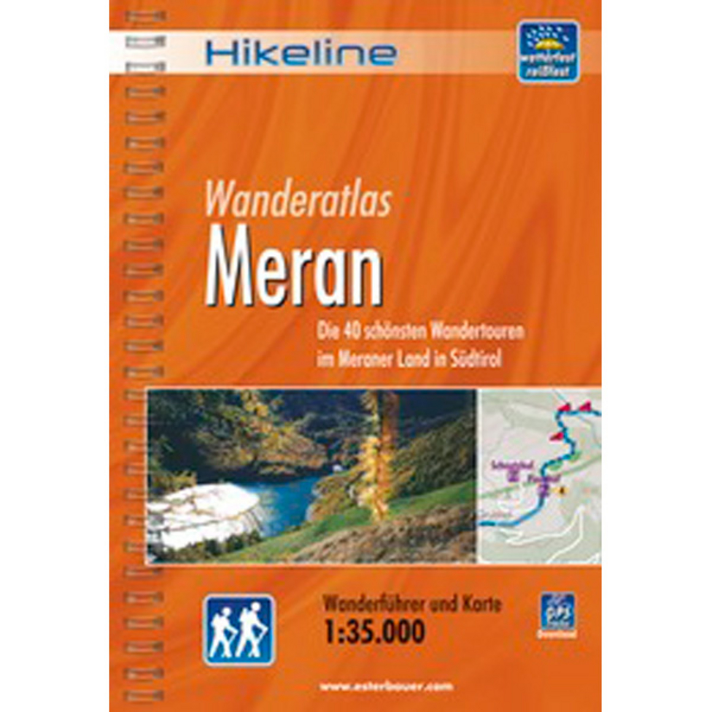 Esterbauer Hikeline Meran Wanderatlas Wanderführer