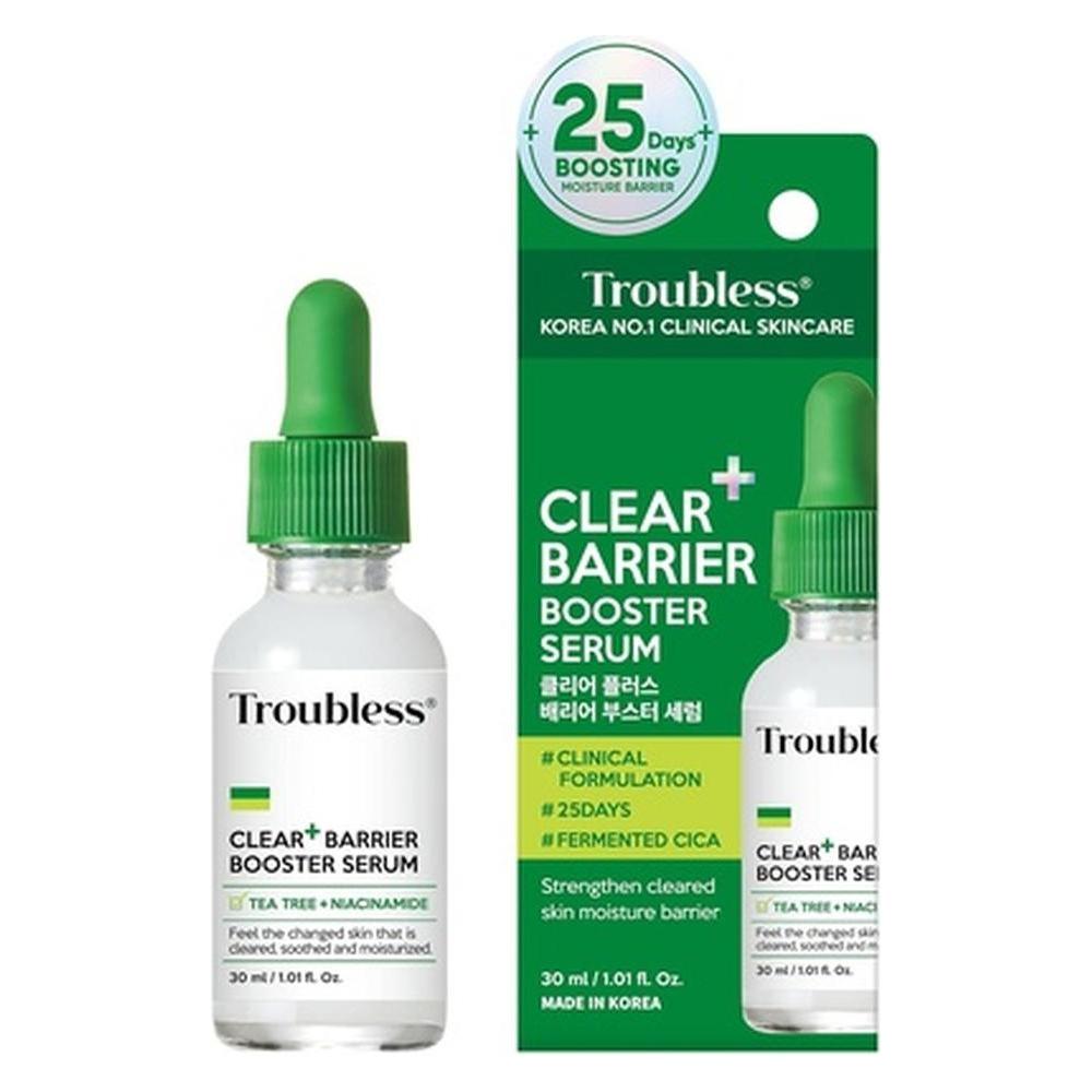 Trouble Troubless Clear Barrier Plus Booster Serum Soothing and Hydrating Serum for Face (30 ml) (8809573487353)