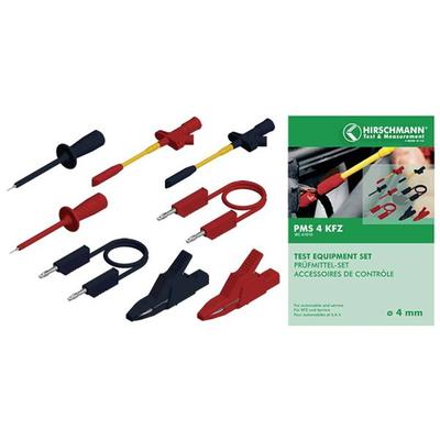 Hirschmann Test & Measurement PMS 4 KFZ Messleitungs-Set Lamellenstecker 4 mm Lamellenstecker 4 mm 1.50 m Schwarz, Rot 1 St.