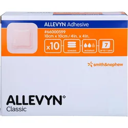 Allevyn Adhesive 10x10 cm Haftende Wundauflage 10 ST