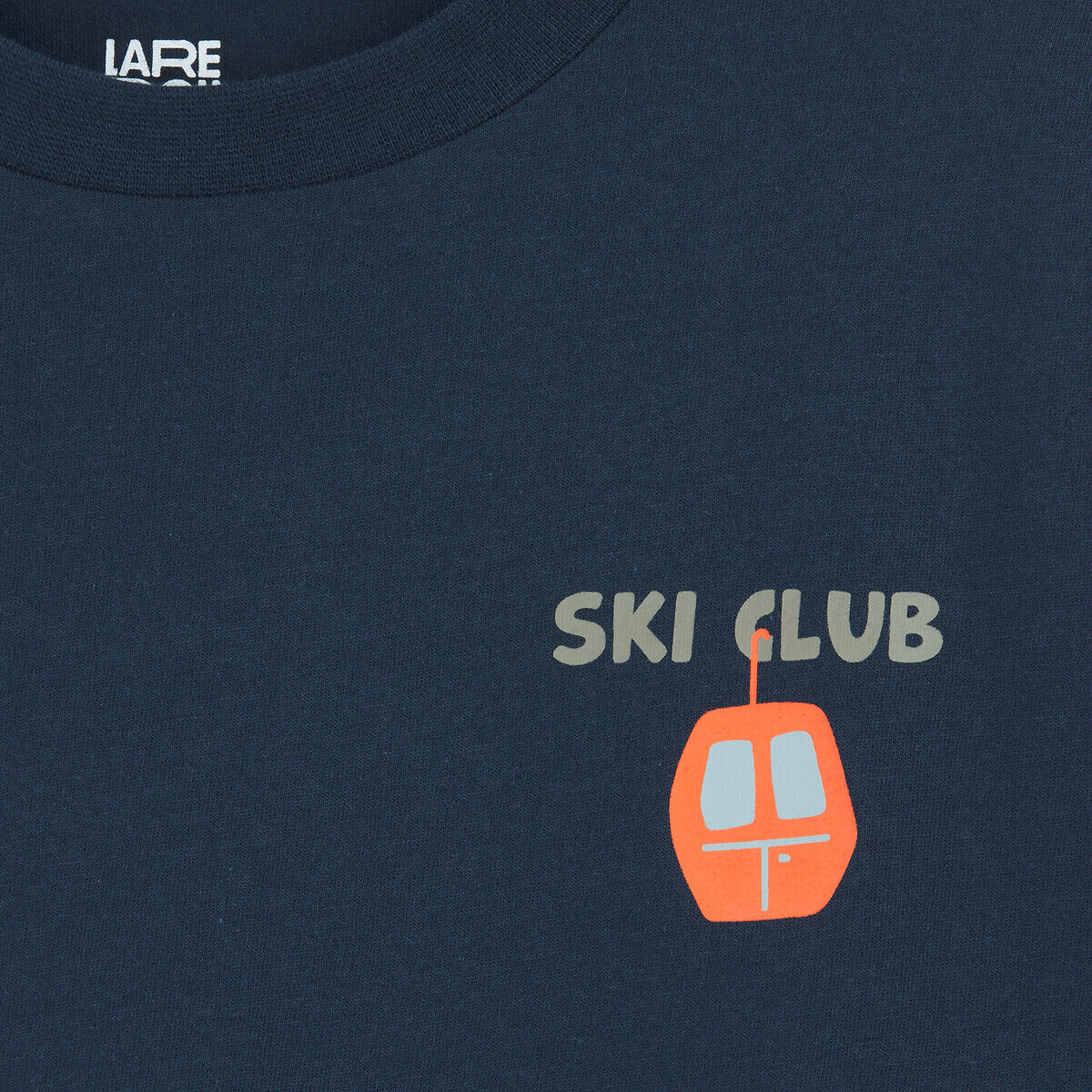 LA REDOUTE COLLECTIONS Lot de 3 T-shirts col rond, à manches longues, thème ski