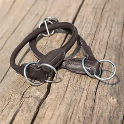 Kieffer Hundehalsband Ultrasoft, rundgenäht - braun - 55 cm