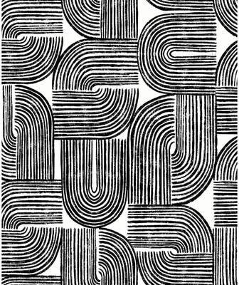 Seabrook Designs Piper Geometric Non-Woven Unpasted Wallpaper
