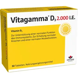 Vitagamma D3 2.000 I.e.vitamin D3 Nem 50 ST