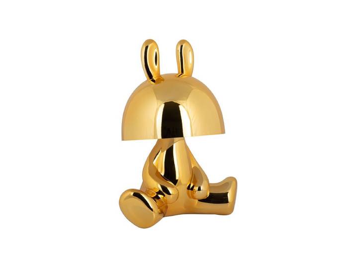 Tischlampe Rabbit - mit Blautooth Lautsprecher Funktion - Gold - Luxusbetten24
