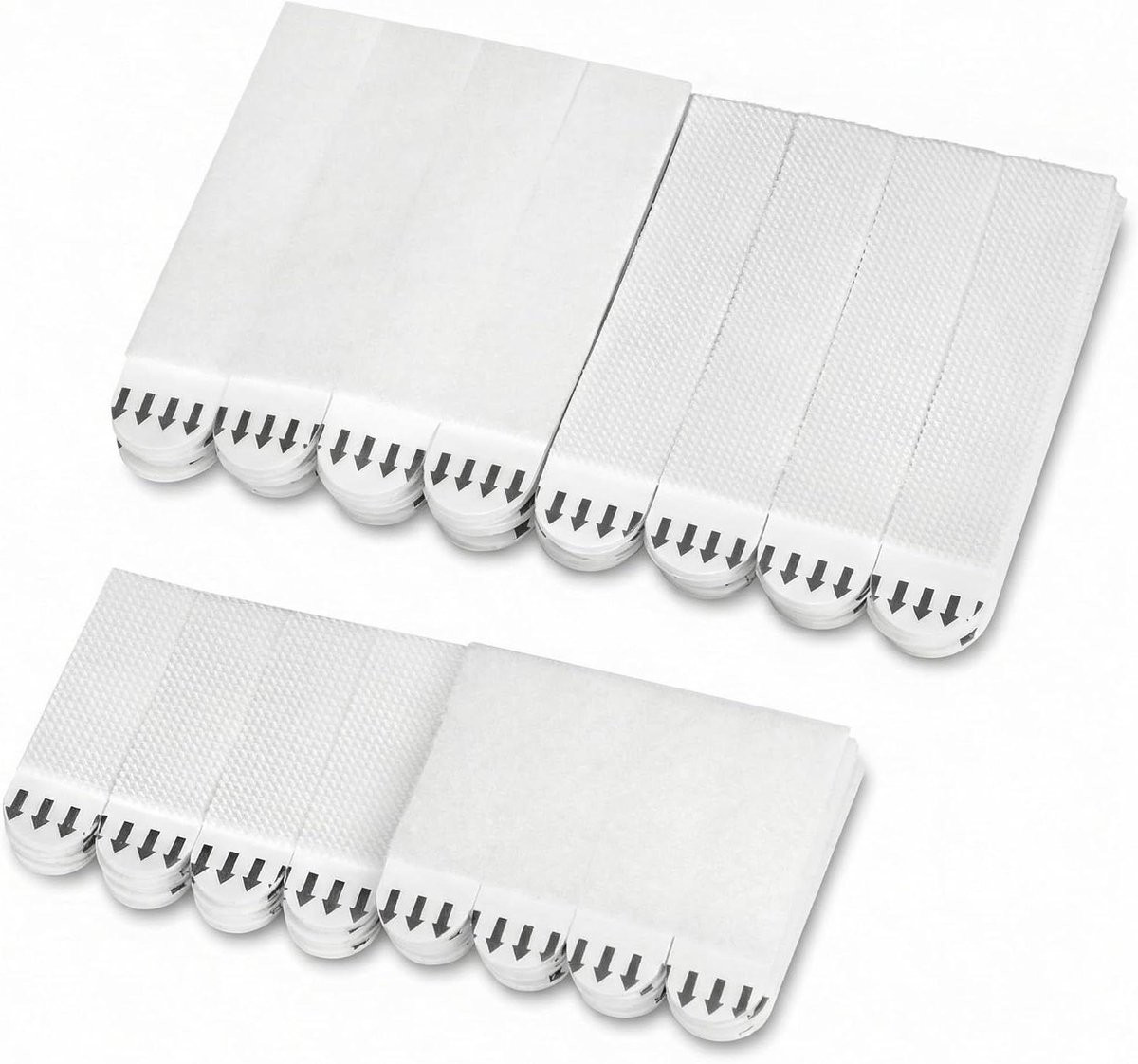 32 paar Wit Posterhangers Ophangstrips voor Decoratie zonder Boren