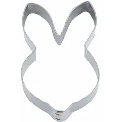 Städter Ausstecher Hasengesicht, Ausstechform, Plätzchenform, Keks, Plätzchen, Edelstahl, 6 cm, 080058