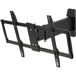 SpeaKa Professional TV-Wandhalterung 94cm (37”) - 177.8 cm (70”) ausziehbar (Wand, 40 kg, 37" - 70"), TV Wandhalterung, Schwarz