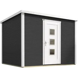 Weka Designhaus 413 300x300cm Gr.2 anthrazit