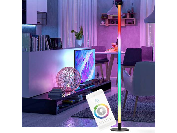 Smartes Stimmungslicht, Wi-Fi, Tube, RGBIC, 2700 - 6500 K, 10 W, 15 x 100.5 x 15 cm