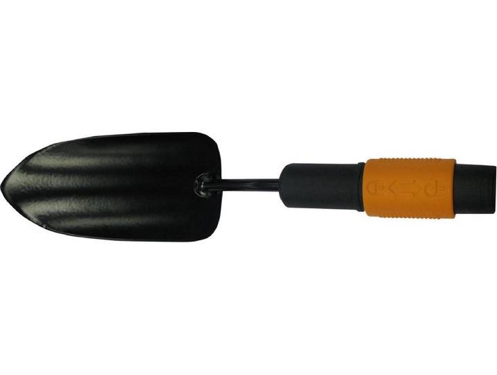 Fiskars Quikfit Tuinschepje - Tuingereedschap - Tuinschepje voor Planten en Verplanten - Gehard Staal