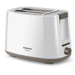 Taurus Mytoast II Toaster 750 W, mit 2 Einschüben, 3 Funktionen, 7 Toaststufen, Selbstzentrierung, Krümelschublade, Krümelschublade