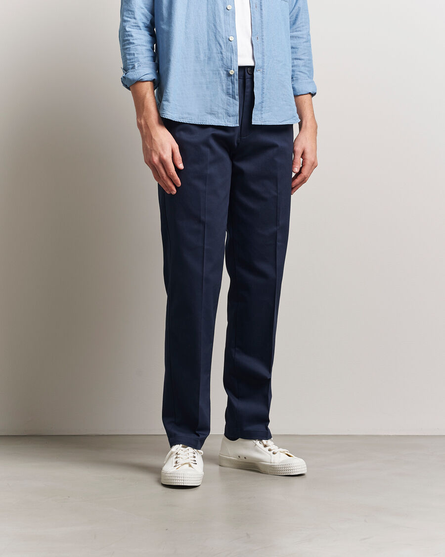 Dockers Stain Defender Straight Chino Navy Blazer men W38L32 Blå