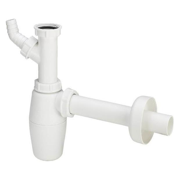 Viega Geldbeutel-Wasserschloss 1 1/4 x 1 1/4 Kunststoff / Weiss (Flaschensiphon, 1 1/4") (326 319)
