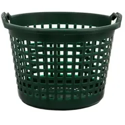 Gartenkorb 25 kg, grün, rund