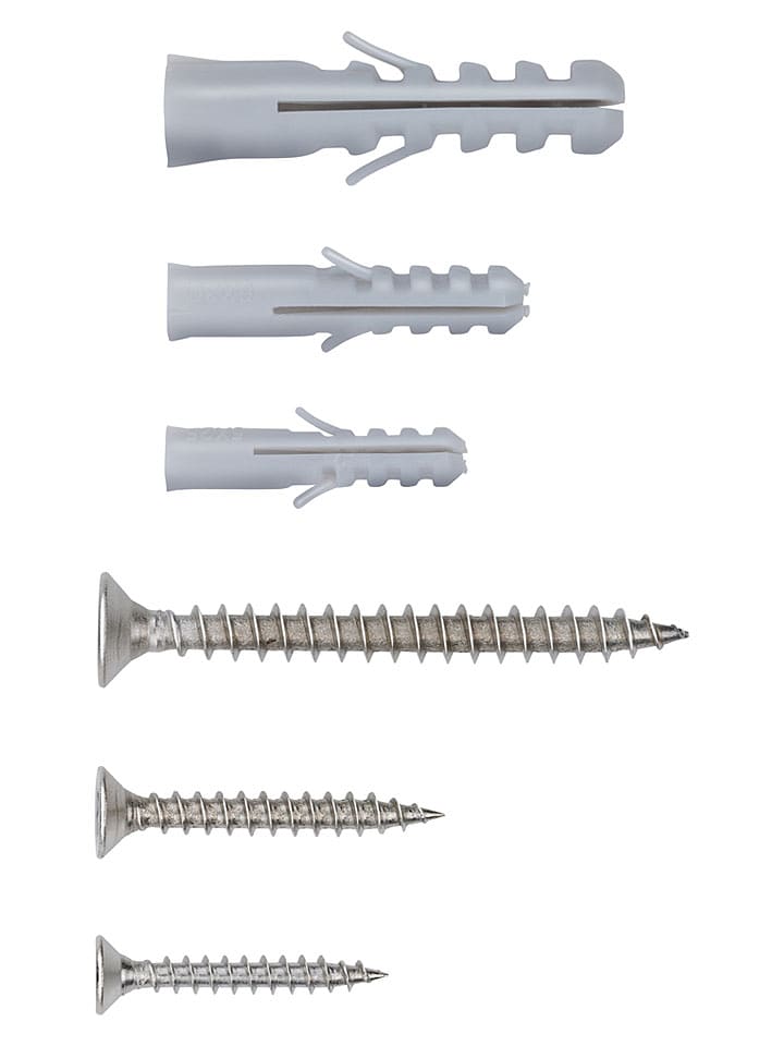 Black & Decker Spanplattenschrauben & Dübel in Grau/ Silber - 249 Teile - onesize