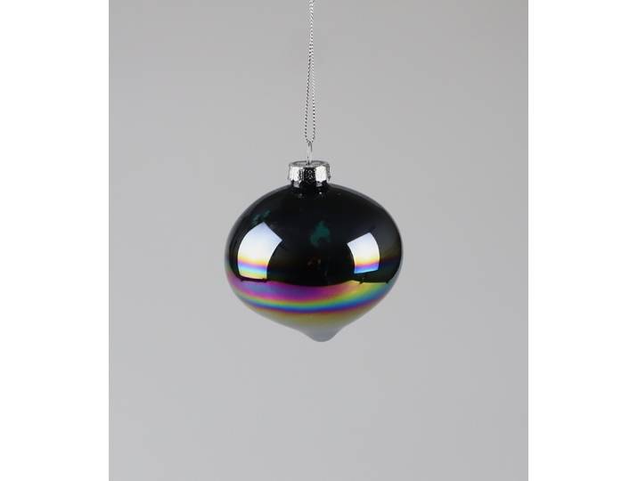 Dekokugel AM DESIGN Weihnachstsdekoration aus Glas , bunt (irisierend), H:8cm, Glas, Dekofiguren, Dekokugel, 6er Set