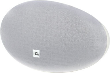 the box Oval 6 White blanc
