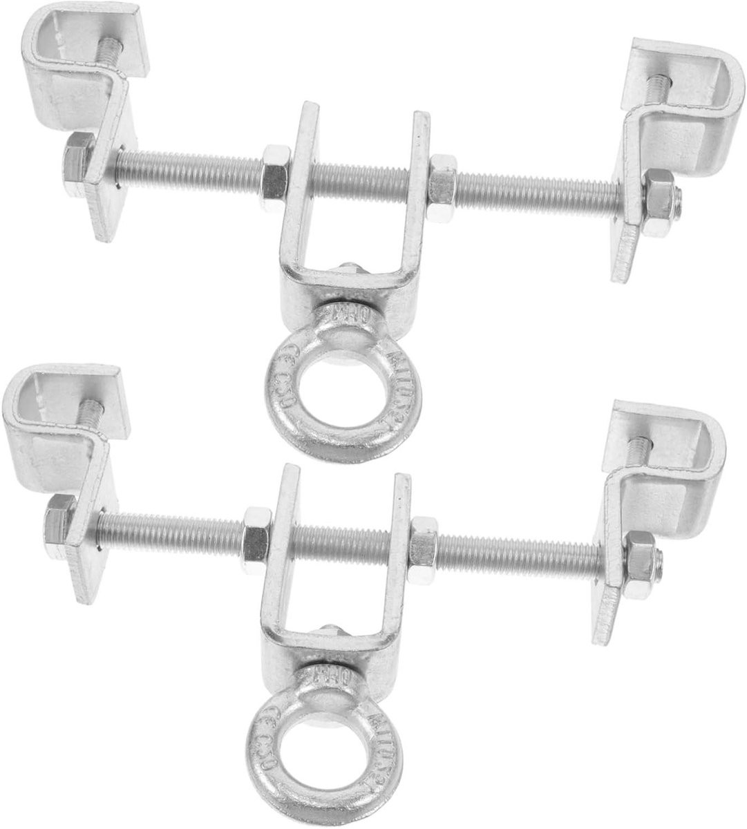 Zilveren Zandzak Ophangbeugels voor Bokszak Haken - B/D/H: 18,8 x 15 x 3 cm