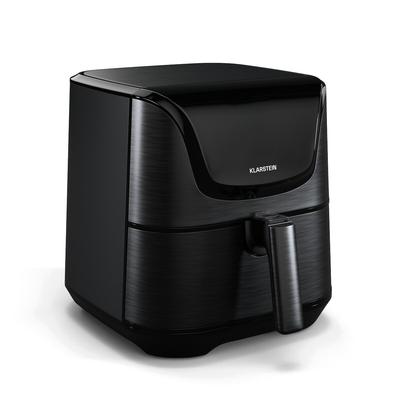 Klarstein AeroVital Deluxe Heißluftfritteuse | 1700 W | 8 Funktionen | inkl. Zubehör | 200°C | Timer Schwarz