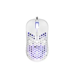 Eshark ESL-M4 Naginata white (Kabelgebunden), Maus, Weiss